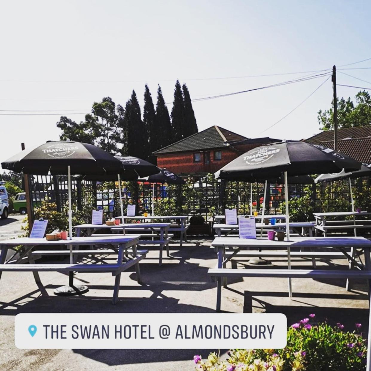 The Swan Hotel Almondsbury Oda fotoğraf